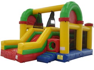 Complexe tunnel toboggan